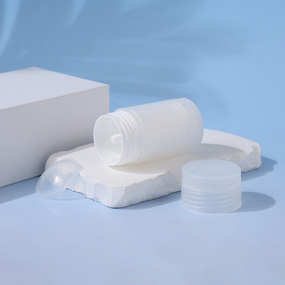 Contenitore a forma rotonda 35g 50g 75g PP a doppia conchiglia per stick di balsamo deodorante profumato