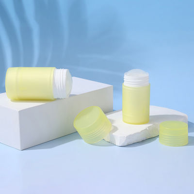 Nuovo design 35g 50g 75g PP doppio guscio profumo corpo deodorante balsamo contenitore per la cura personale