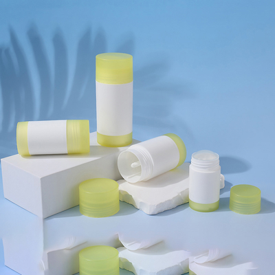 FORNITURA DI FABBRICA 35G 50G 75G PP DOPPIA GUSCIO CONTENITORE PER BALSAMO DEODORANTE PROFUMATO PER LA CURA DELLA PELLE DEL CORPO PER LA CURA PERSONALE