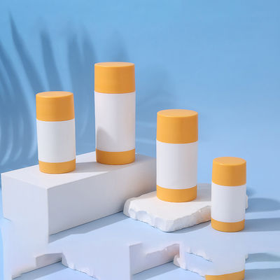 Nuovo design 35g 50g 75g PP doppio guscio profumo corpo deodorante balsamo contenitore per la cura personale