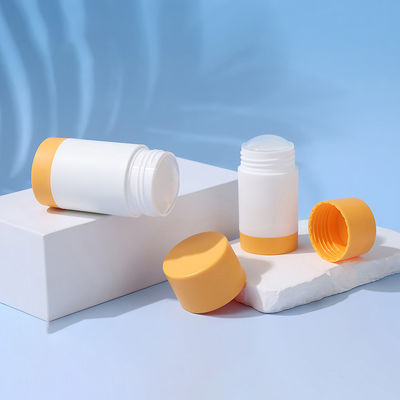 Nuovo design 35g 50g 75g PP doppio guscio profumo corpo deodorante balsamo contenitore per la cura personale