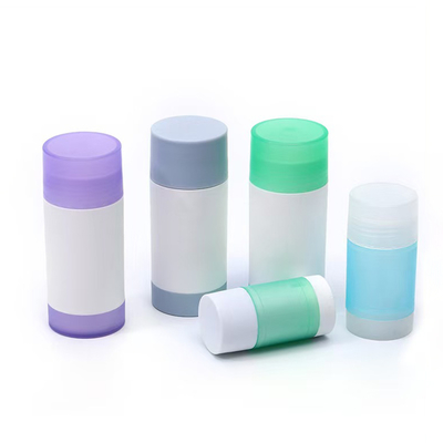 Contenitore per stick deodorante profumato a corpo doppio guscio in PP, design rotante, 30g 50g 75g 100g