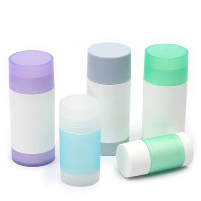 Contenitore per stick deodorante profumato a corpo doppio guscio in PP, design rotante, 30g 50g 75g 100g