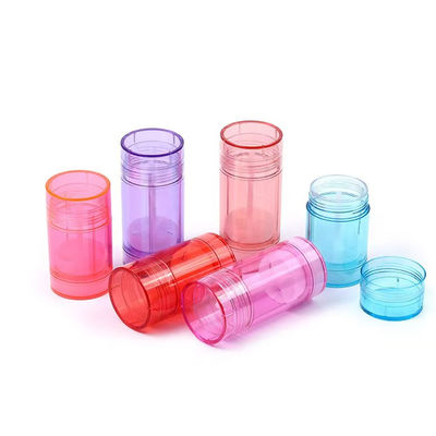 Colore personalizzato OEM 15g 30g 50g 75g 100g AS Contenitore di profumi per il corpo in plastica Balsamo deodorante vuoto