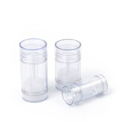 Contenitore per balsamo deodorante vuoto in plastica AS, corpo in plastica AS, profumo, colori vivaci, 15g, 30g, 50g, 75g, 100g