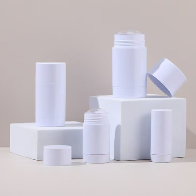 Nuovo Aspetto 15g 30g 50g 75g 100g AS Plastica Forma Rotonda Corpo Perfume Deodorante Vuoto