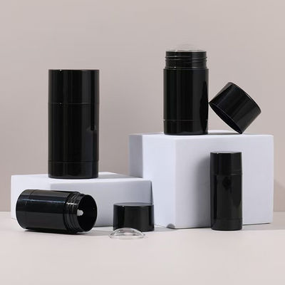 Stick deodorante vuoto in plastica AS Private Label a forma di cilindro 15g 30g 50g 75g 100g