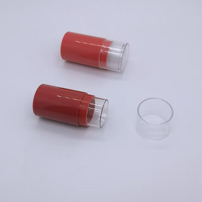 Contenitore per balsamo deodorante in stick con coperchio a vite e confezione trasparente