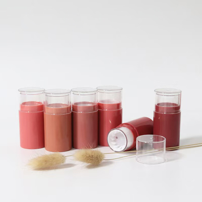 Contenitore per balsamo deodorante in stick con coperchio a vite e confezione trasparente