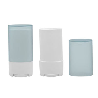 Contenitore di imballaggio in plastica per cosmetici Bottiglia di balsamo riutilizzabile Riempimento inferiore