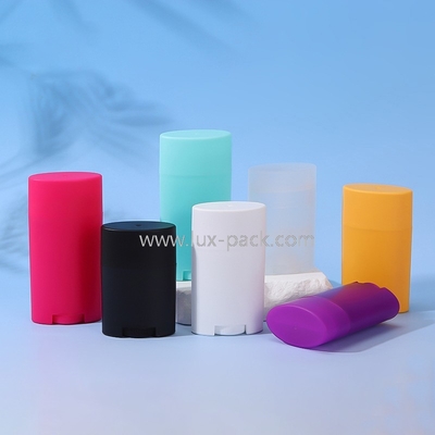 Deodorante Balsamo Stick Top Rotation Contenitore di imballaggio in plastica cosmetica riutilizzabile
