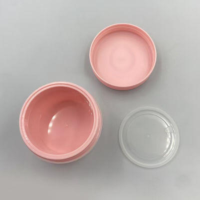 Vasetto per crema in plastica PP rotondo vuoto di varie dimensioni, ecologico, superficie opaca, 80 g, vari colori