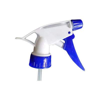 Fuoco di spruzzatore portatile in plastica blu e bianco con testa di spruzzatura regolabile