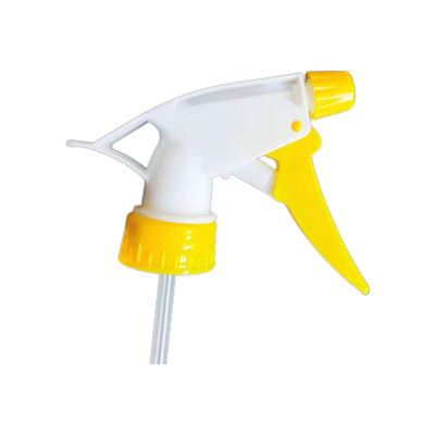 Fuoco di spruzzatore portatile in plastica blu e bianco con testa di spruzzatura regolabile