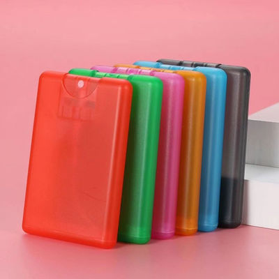 10ml 20ml Hand Sanitizer Pocket Perfume Credit Card Spray Bottle With Customized Logo