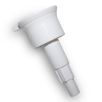 Pompa a emulsione a corona in plastica PP colorata personalizzata con uscita da 28 mm 4CC, pompa per lozione, lavaggio a mano, avvitabile