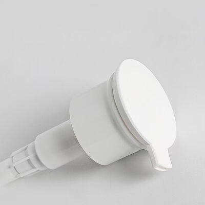 Pompa a emulsione a corona in plastica PP colorata personalizzata con uscita da 28 mm 4CC, pompa per lozione, lavaggio a mano, avvitabile