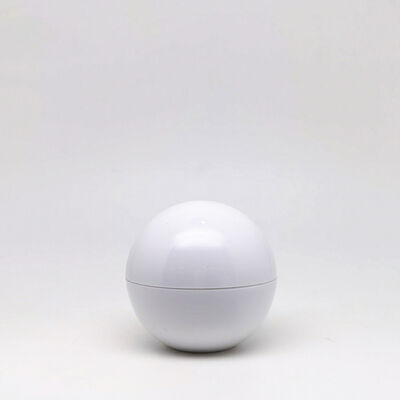 Vaso di crema in plastica di forma sferica con 5g 25g 50g 80g Accetta diverse stampe artistiche Utilizzato per confezioni per la cura della pelle