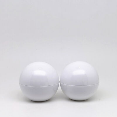 Vaso di crema in plastica di forma sferica con 5g 25g 50g 80g Accetta diverse stampe artistiche Utilizzato per confezioni per la cura della pelle