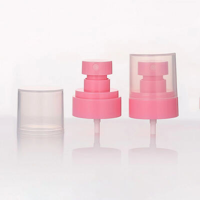 Spruzzatore a pompa in plastica a mezza copertura da 24 mm, nebulizzazione bianca con cappuccio trasparente, cappuccio grande per applicazione di liquidi