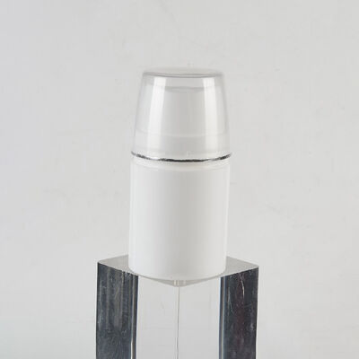 Disegno speciale della testa della pompa di crompaggio Bottiglia senza aria in PP con 30ml 50ml 75ml 100ml 150ml Opzioni di capacità multiple e colori over cap Stampa di seta e spray opaco Accetto