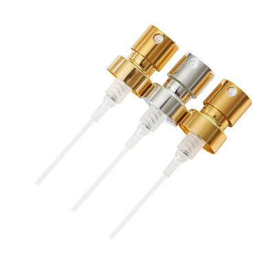 Spruzzatore a nebulizzazione fine con superficie liscia lucida tipo a pressione Oro Argento Lucido 13mm 15mm 18mm 20mm