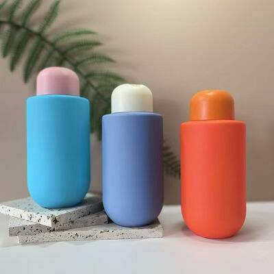 Ingrosso 60ml 100ml 150ml 200ml 250ml 300ml 350ml & 400ml Bottiglia di lozione PE in plastica con tappo a disco