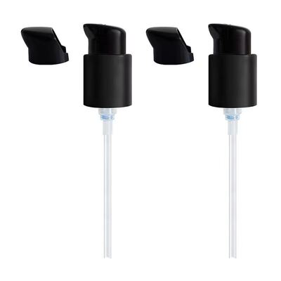 24/410 Pompa di crema per il trattamento della base cosmetica in plastica per bottiglie Imballaggi per la cura della pelle in plastica con spruzzo per bottiglie Imballaggi industriali