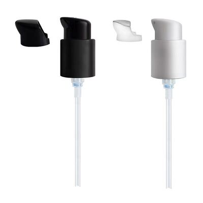 24/410 Pompa di crema per il trattamento della base cosmetica in plastica per bottiglie Imballaggi per la cura della pelle in plastica con spruzzo per bottiglie Imballaggi industriali