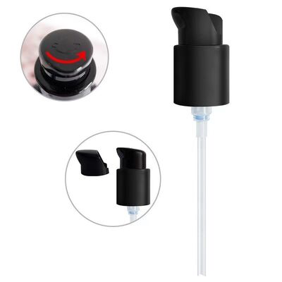 24/410 Pompa di crema per il trattamento della base cosmetica in plastica per bottiglie Imballaggi per la cura della pelle in plastica con spruzzo per bottiglie Imballaggi industriali