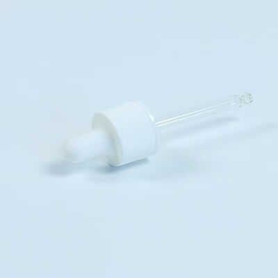 Applicazione per la cura della pelle Capo per gocciolante per olio essenziale di silicone con tubo di vetro 18 mm 20 mm