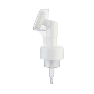 42mm 43mm Primavera all'interno utensile per la pulizia del viso pompa di schiuma con testa di spazzola in silicone