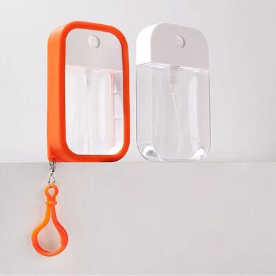 30ml 50ml Carat Perfume Spray Bottiglia Disinfetante per mani Bottiglia Bottiglia di plastica con pompa sigillata Sprayer pompa