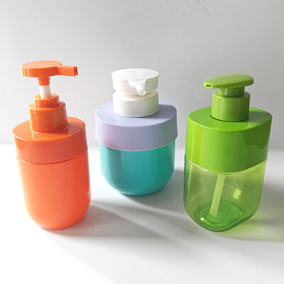 300ml Bottiglia di Lozione Quadrata Colore Personalizzato Manica Spalla Corpo Trasparente Pacchetto per la cura della pelle di lusso