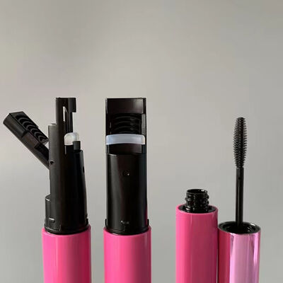 2 in 1 Mascara Curler per ciglia Tubo vuoto Testa di spazzola in silicone 10ml Mascara Cream Tube Con Curler per ciglia Strumento di trucco vuoto