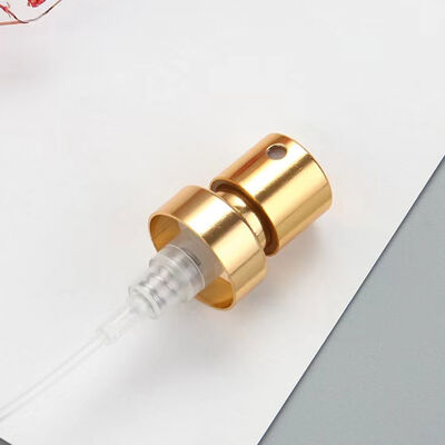 15mm Spray di profumo Bottiglia di alluminio Anello medio personalizzabile Oro Argento Nero Bottiglia elettroplata Chiusure 0,15cc