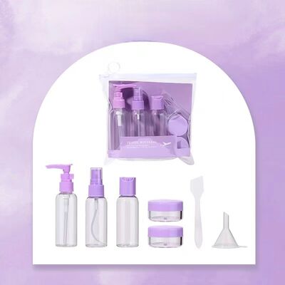 Flacone con pompa per lozione in PET da 50 ml – Formato da viaggio portatile, contenitore per skincare a prova di perdite, colore personalizzabile	1