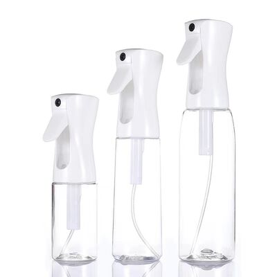 200 ml 300 ml 500 ml Spruzzatore continuo di nebbia fine Qualsiasi colore Bottiglia di spruzzo PET Spruzzatore continuo per acconciatura