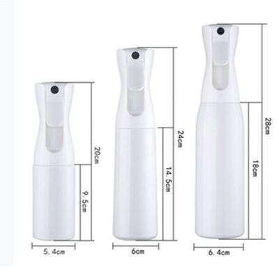 Bottiglia spruzzatrice a sgancio continuo in PET da 200-500 ml con tecnologia di nebbia, certificata REACH, colori personalizzati