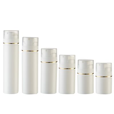 Popolare Stile 30ml 50ml 100ml Dispenser Pompa senza aria Bottiglia con PP Over Cap