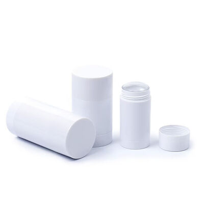 Forma Cilindrica 30g 50g 75g Bottiglia Deodorante in PP Utilizzata per Confezioni Cosmetiche