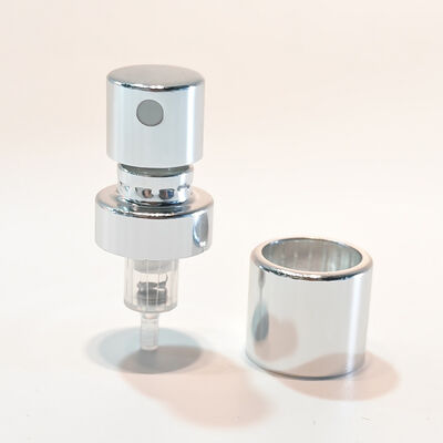 15mm 20mm Continua Spruzzatore nasale per profumo Bottiglia di plastica con spruzzatore a crimpare in plastica dorata