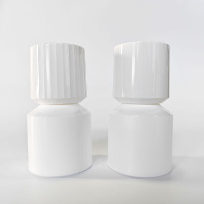30/50/80/100ml aggiornato alla moda alla moda bottiglia airless in plastica cosmetica nuovo stile crema per la cura della pelle lozione cosmetica