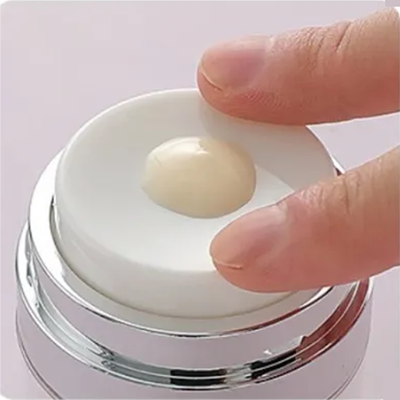 Barattolo di crema airless 15g 30g 50g 100g Anello elettrolitico in argento Acrilico trasparente Cosmetico esterno Pompa airless Bottiglia riutilizzabile Vuoto Crema per il viso Contenitore per lozione per la cura della pelle Idratante