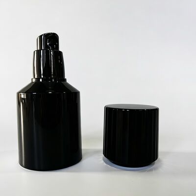 Bottolo di pompa senza aria in PP bianco 30ml 50ml 80ml 100ml vuoto Lozione cosmetica ricaricabile Contenitore portatile di cura della pelle Siero idratante Bottolo vuoto per imballaggi di bellezza