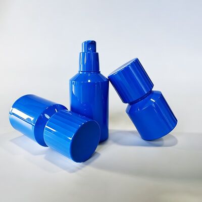 Bottolo di pompa senza aria in PP bianco 30ml 50ml 80ml 100ml vuoto Lozione cosmetica ricaricabile Contenitore portatile di cura della pelle Siero idratante Bottolo vuoto per imballaggi di bellezza
