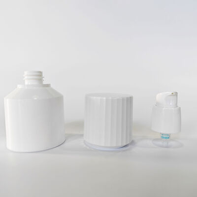 Bottolo di pompa senza aria in PP bianco 30ml 50ml 80ml 100ml vuoto Lozione cosmetica ricaricabile Contenitore portatile di cura della pelle Siero idratante Bottolo vuoto per imballaggi di bellezza
