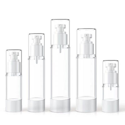 Bottiglia di spray a vuoto rosa trasparente senza aria 15ml 30ml 50ml ricaricabile Mini Cosmetico Sprayer di nebbia fine Portatile Viaggio vuoto Toner per la cura della pelle Perfume Atomizer Contenitore di imballaggio di plastica per la bellezza