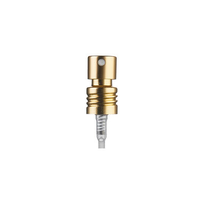 Pompa di spruzzatura per profumi a vite in oro argento alluminio pompa di spruzzatura di nebbia fine per bottiglia di vetro cosmetica