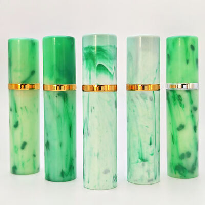 Atomizzatore per profumo da 5 ml con fondo in plastica a motivo marmorizzato, ricaricabile portatile da viaggio, spray nebulizzatore per fragranze